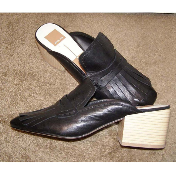 NEW 8.5 Dolce Vita Katina Mules Black shoes - Picture 5 of 8